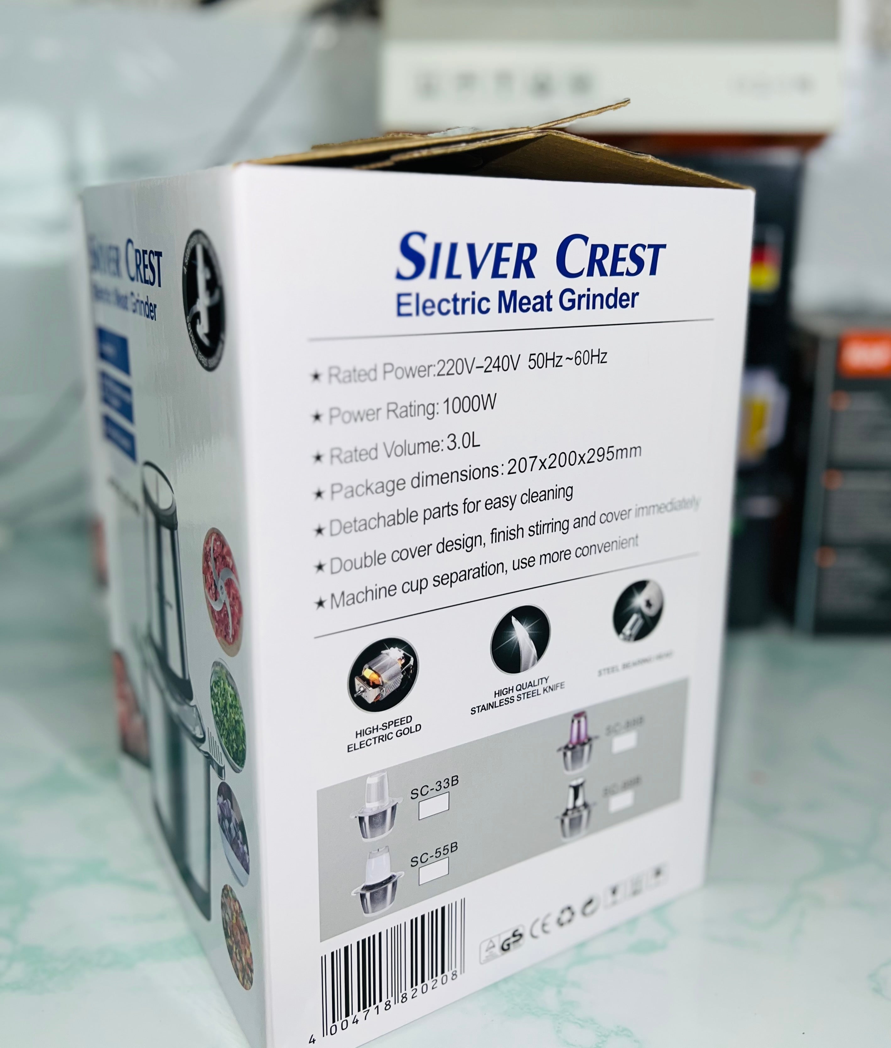Silver crest chopper 3L capacity 100 percent orignal chopper german technology