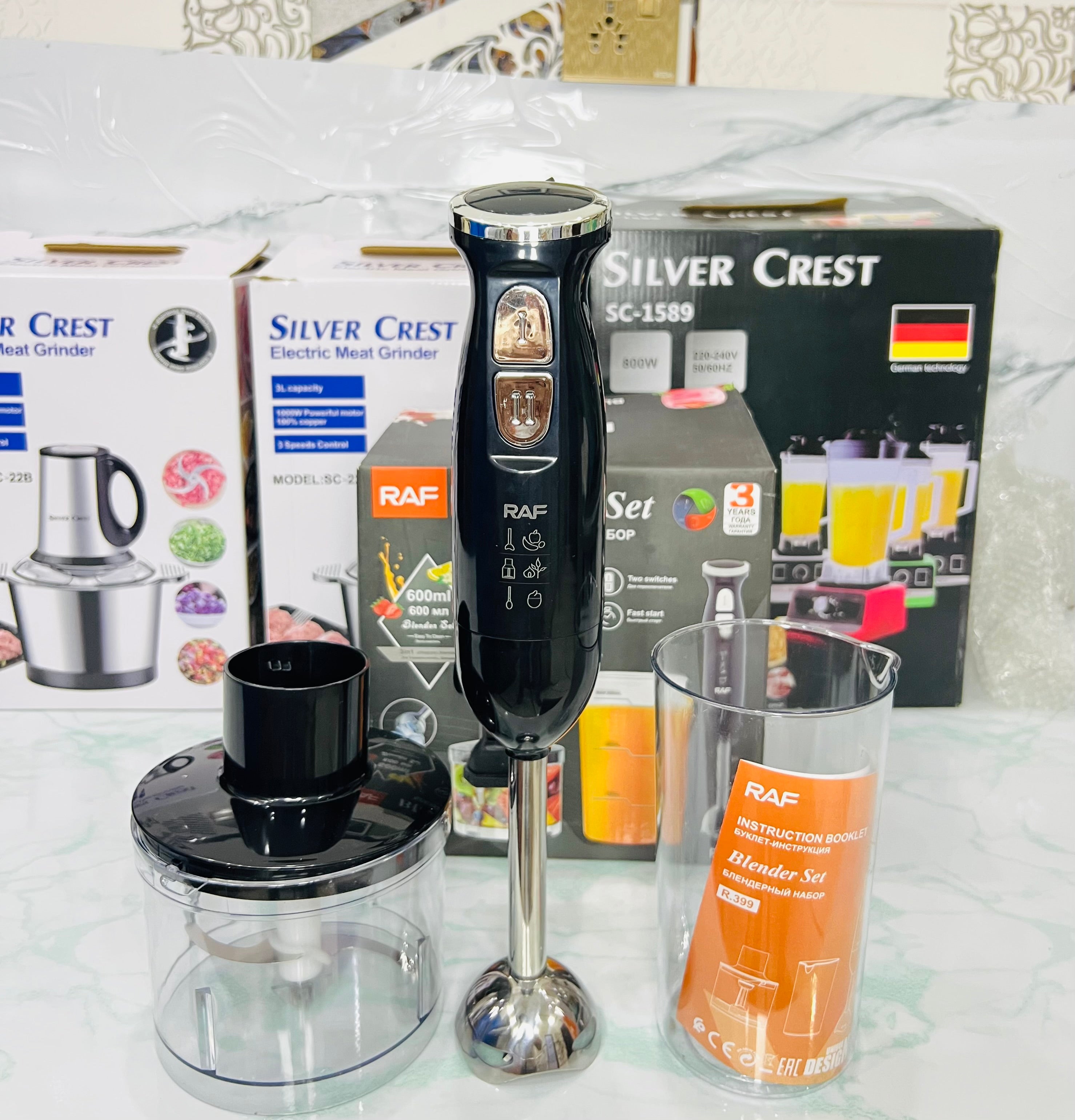3 in one juicer chopper blender inported lot germany best for home use raf brand 600 ml jug