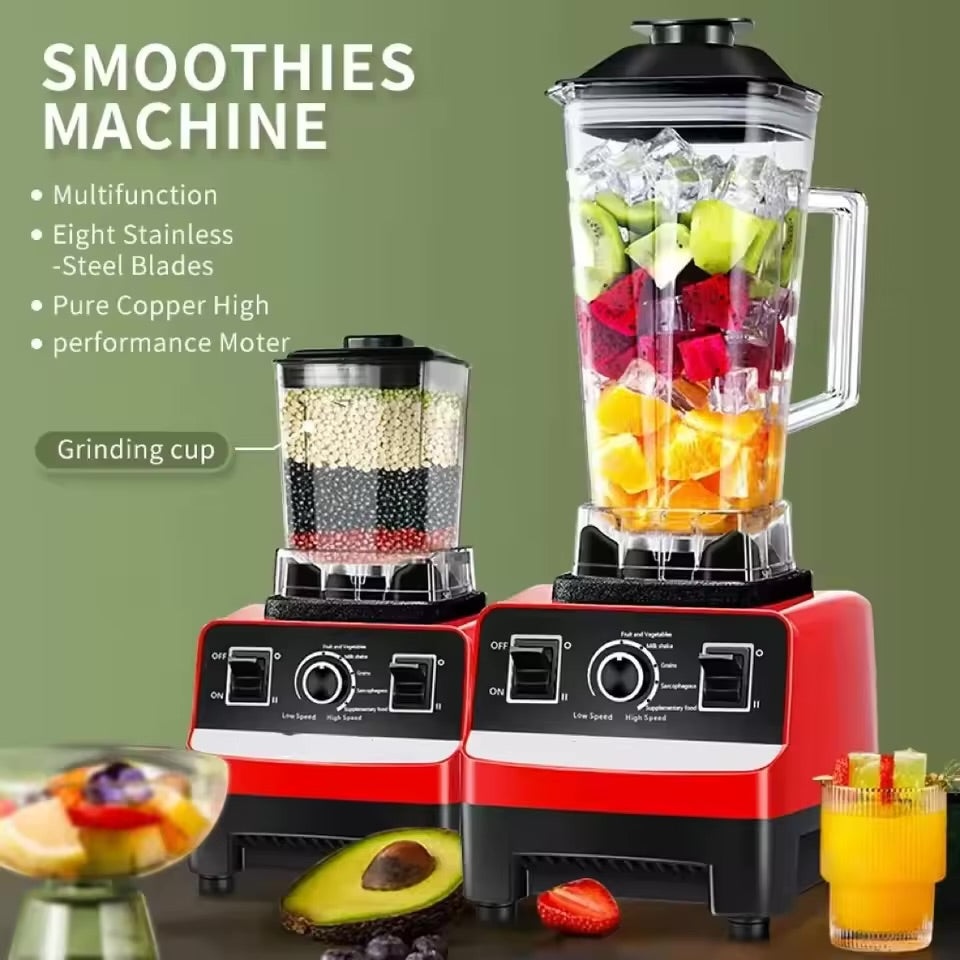 Electric Blender 2-in-1 Unbreakable 2.0L Jug & Grinder 4500 Watt