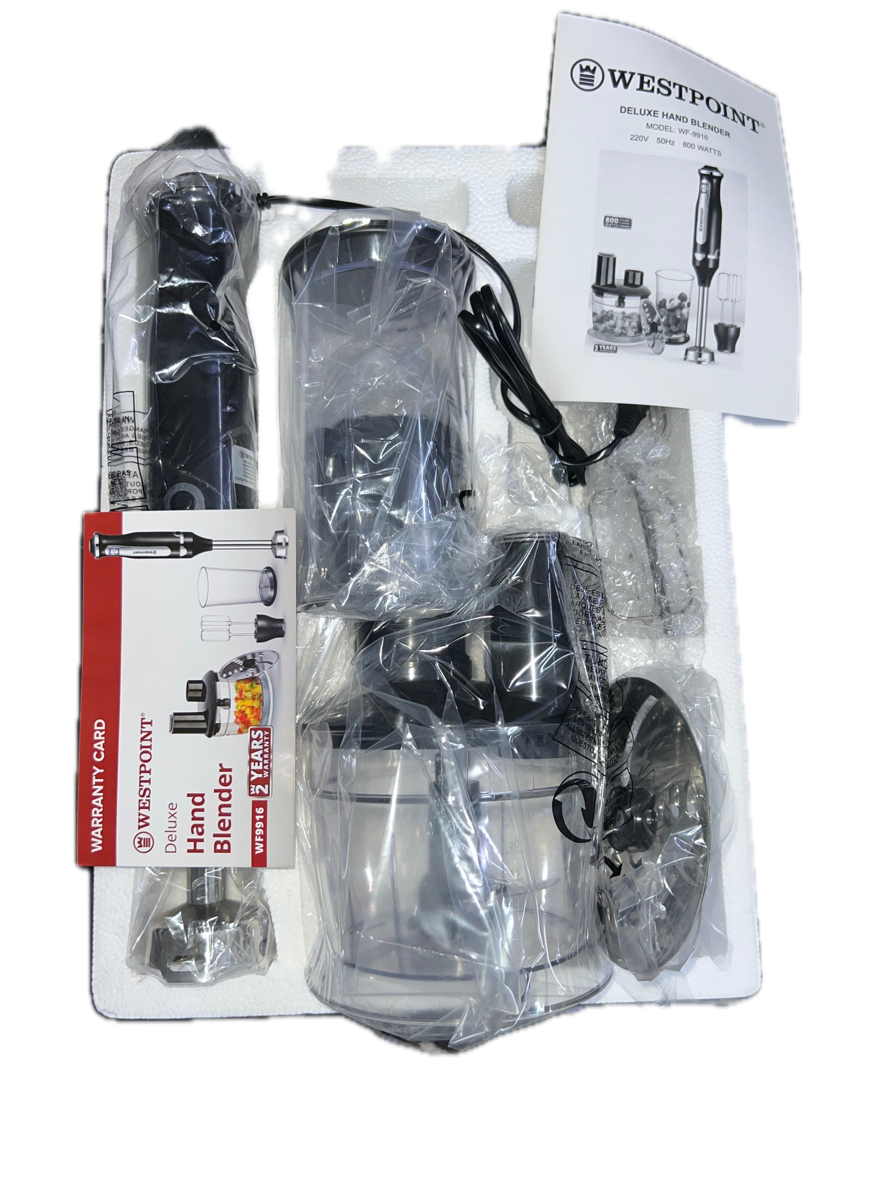 Westpoint Hand Blender 3 in 1 WF-9816